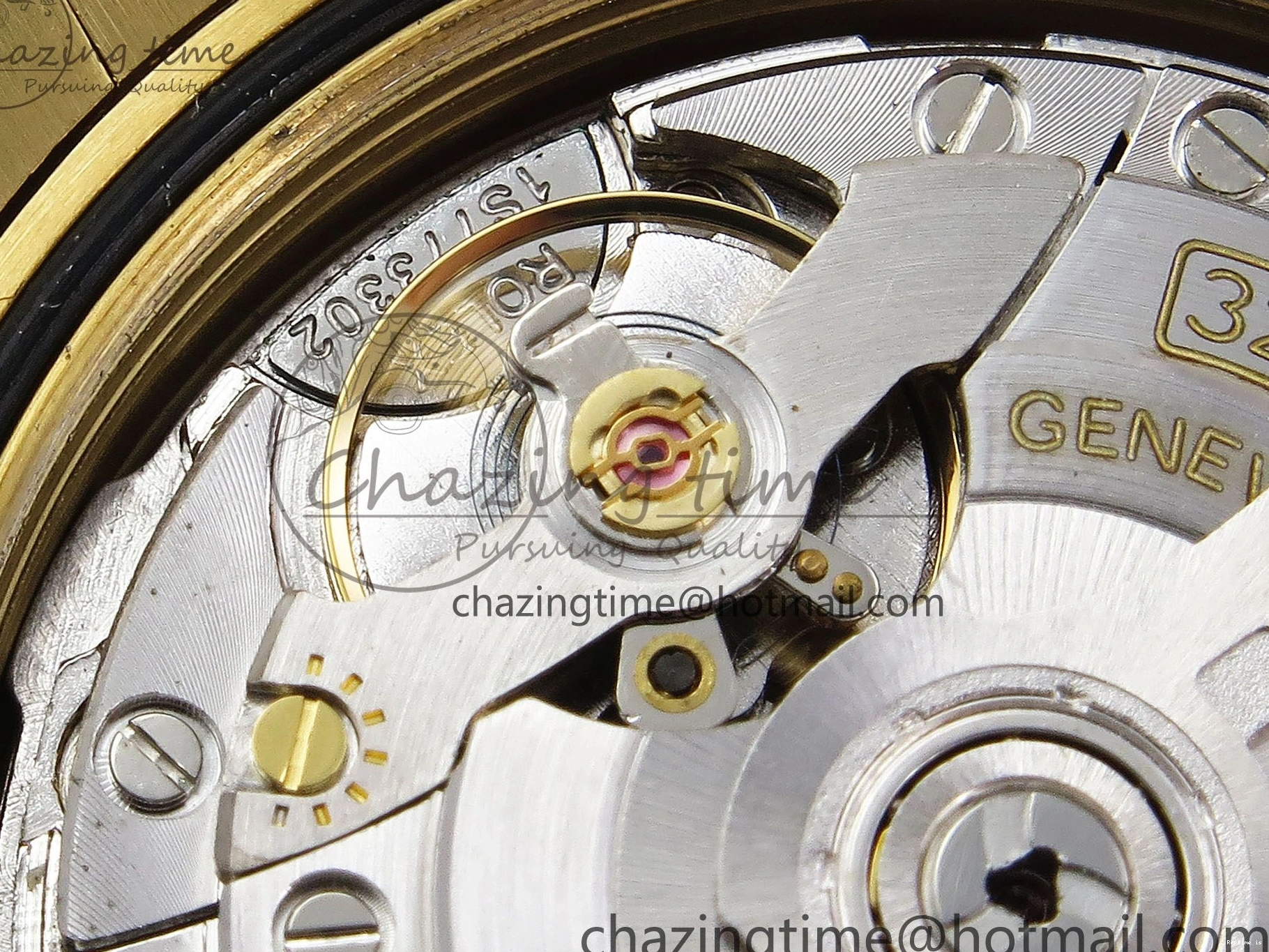 1224 Day Date 40 YG JDF 904L Steel White Stick Dial on President Bracelet VR3255 V3 (Gain Weight) Colorful 1373